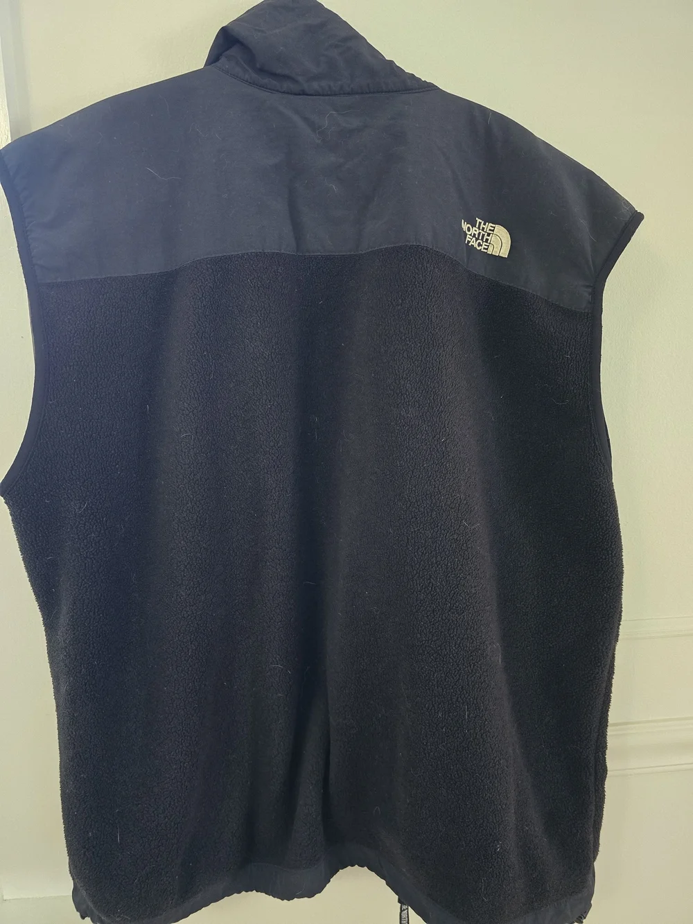 The North Face Black Two-Tone Fleece Vest